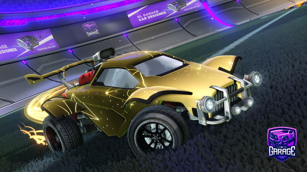 A Rocket League car design from zamu_20