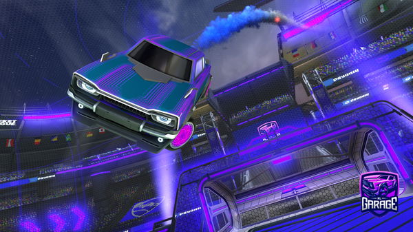 A Rocket League car design from mosasaurus13