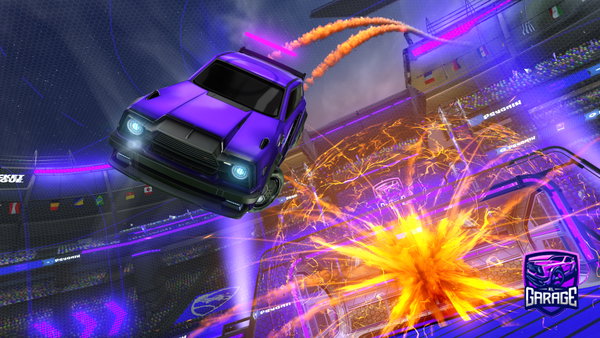 A Rocket League car design from doomsyy_
