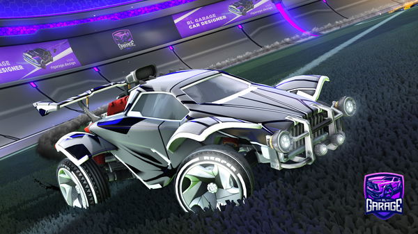 A Rocket League car design from XxDuphyxX