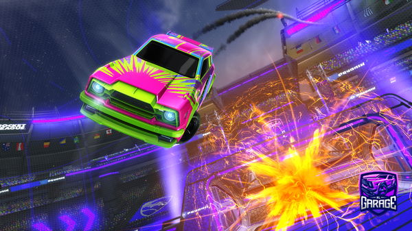 A Rocket League car design from Gyuctt