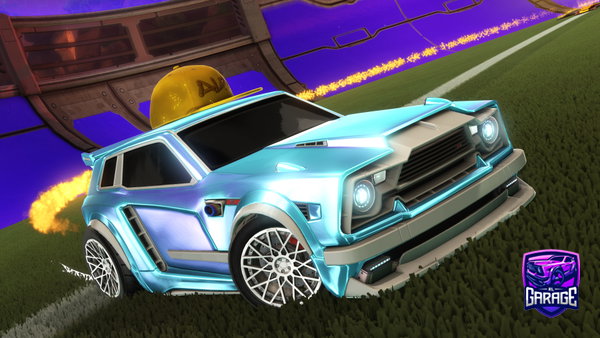 A Rocket League car design from Yellowix_03