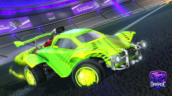 A Rocket League car design from alpha_boostRL