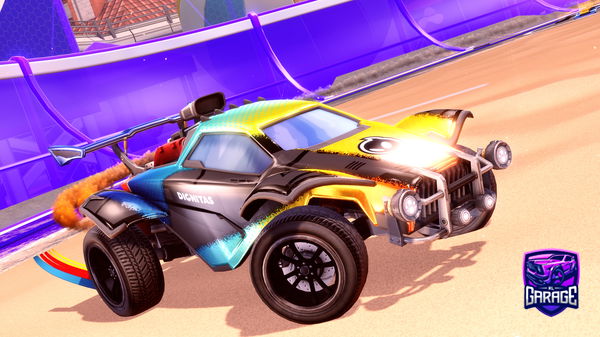 A Rocket League car design from DemitriTheThird