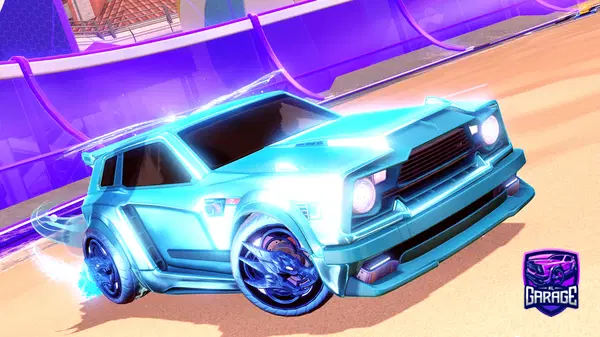 A Rocket League car design from Cosplash
