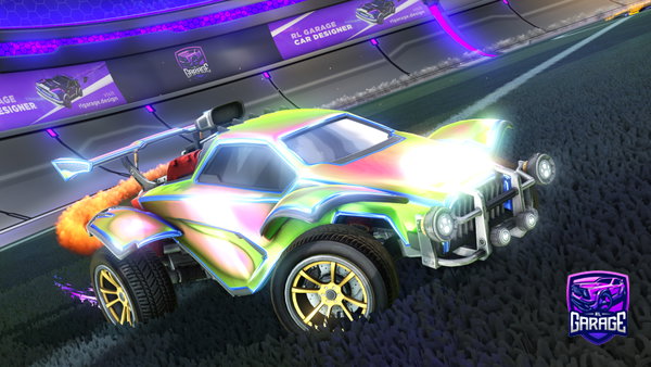 A Rocket League car design from LimeyLemonade