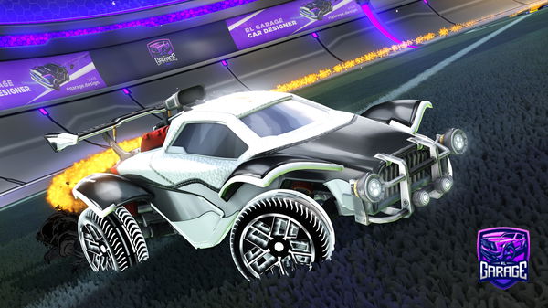 A Rocket League car design from playable-rocker