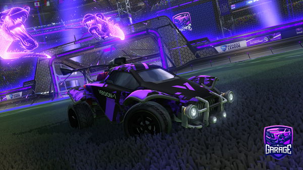 A Rocket League car design from Vey_RL