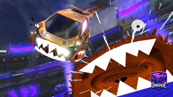 A Rocket League car design from Wheezy__