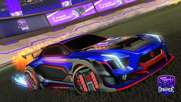 A Rocket League car design from ShadowFox001