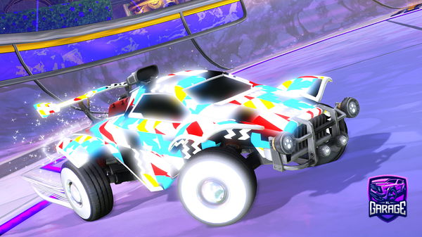 A Rocket League car design from Black_Ink