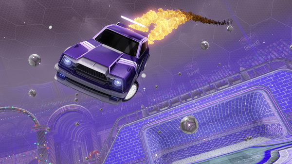 A Rocket League car design from Mustang13_12