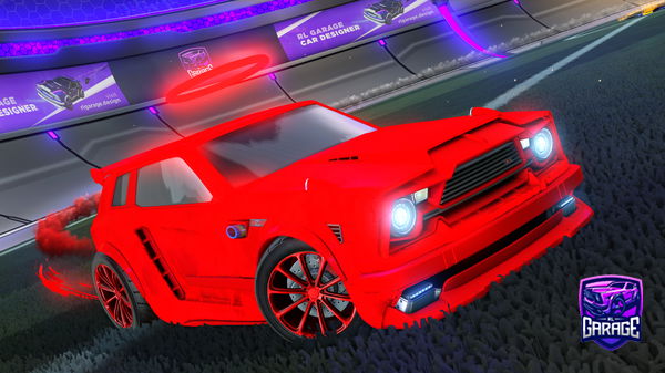 A Rocket League car design from tikoo