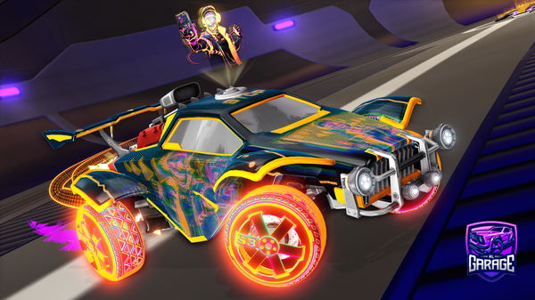 A Rocket League car design from MrRogers143