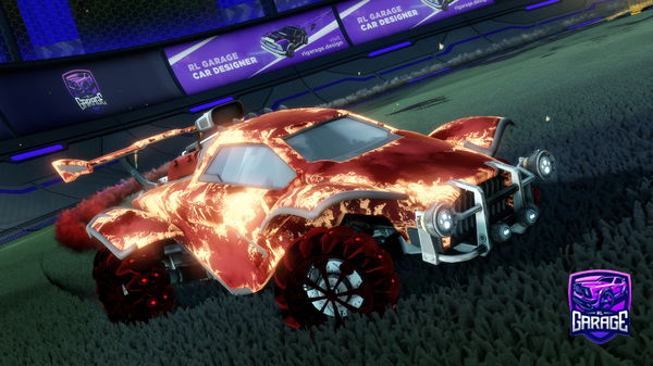 A Rocket League car design from lucas098br