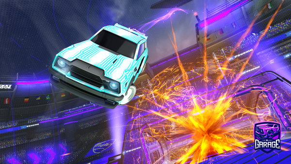 A Rocket League car design from trrafik