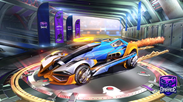 A Rocket League car design from eveni11