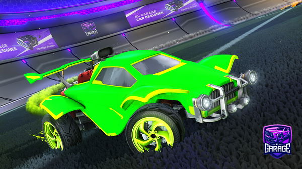 A Rocket League car design from Footbasketman