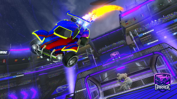 A Rocket League car design from Jdastoney