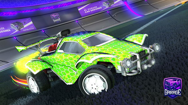 A Rocket League car design from HighOctane101