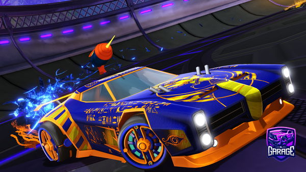 A Rocket League car design from abspielen