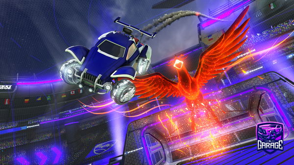 A Rocket League car design from Destr923