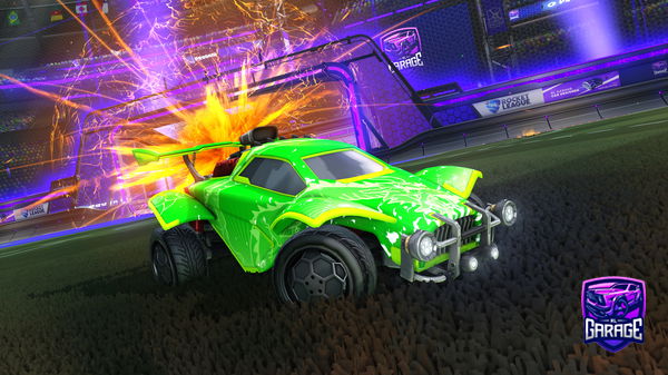 A Rocket League car design from Spitfire02mk5