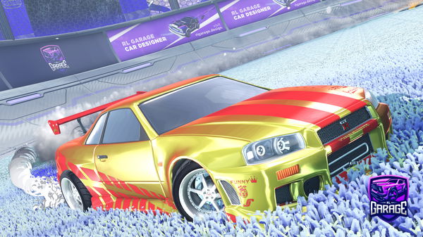 A Rocket League car design from Dairec101