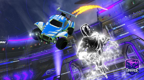 A Rocket League car design from Skxtlez