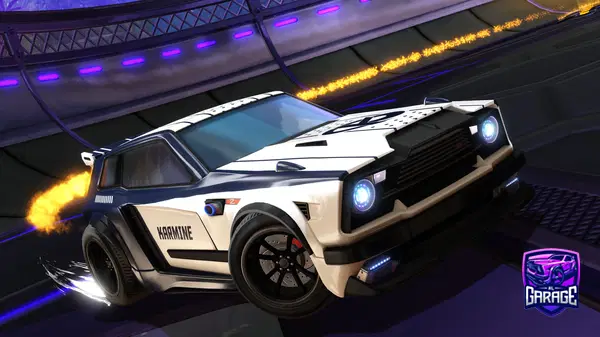 A Rocket League car design from gtr095