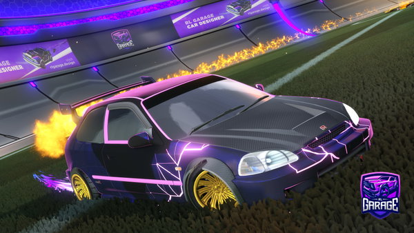A Rocket League car design from valkyraeRL