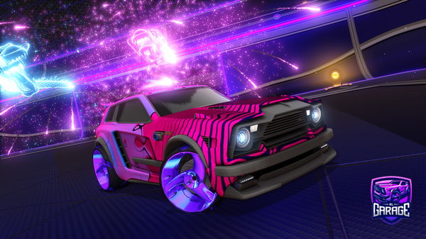 A Rocket League car design from MOTOLUVA