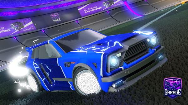 A Rocket League car design from MrPoisson