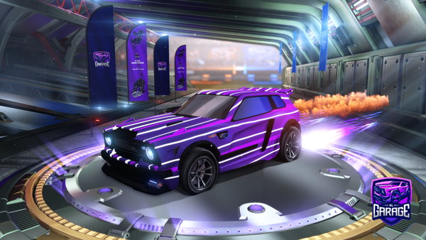 A Rocket League car design from _moon_rl