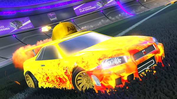 A Rocket League car design from Yy-