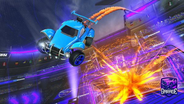 A Rocket League car design from Nateorus