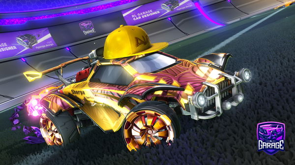 A Rocket League car design from glitchyrl