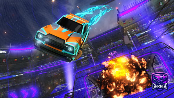 A Rocket League car design from Gavbob05