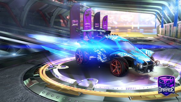 A Rocket League car design from Woofnado