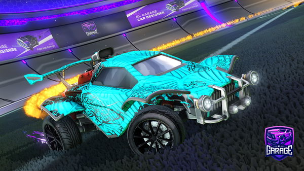 A Rocket League car design from FEY-Horizon