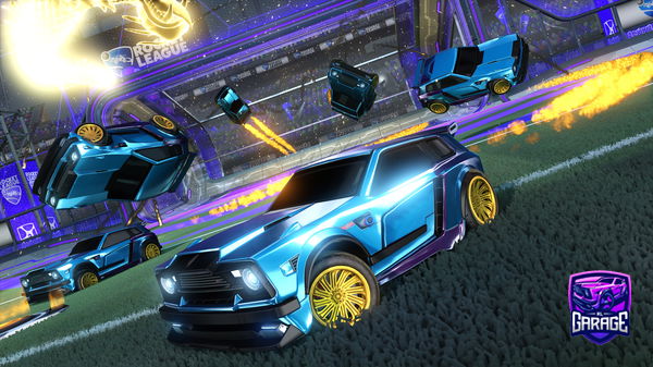 A Rocket League car design from Dallanarx