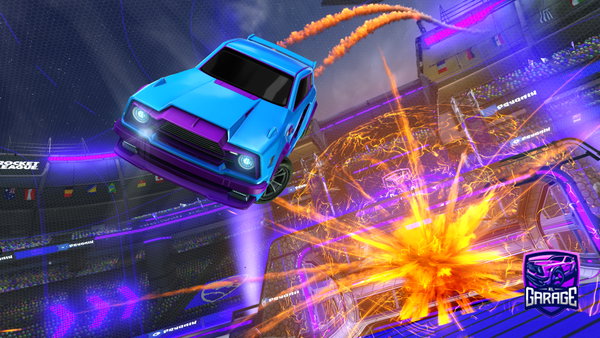 A Rocket League car design from Camo08R
