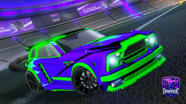 A Rocket League car design from Rustyman839015