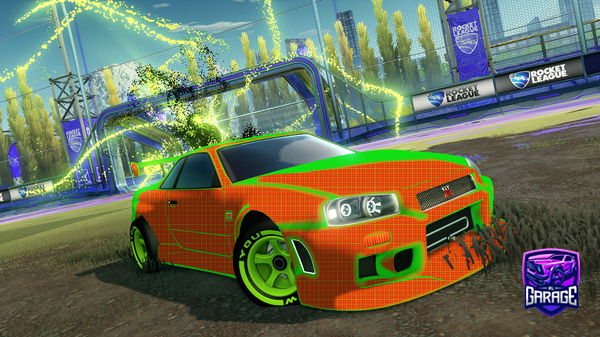 A Rocket League car design from EyeAmRichB