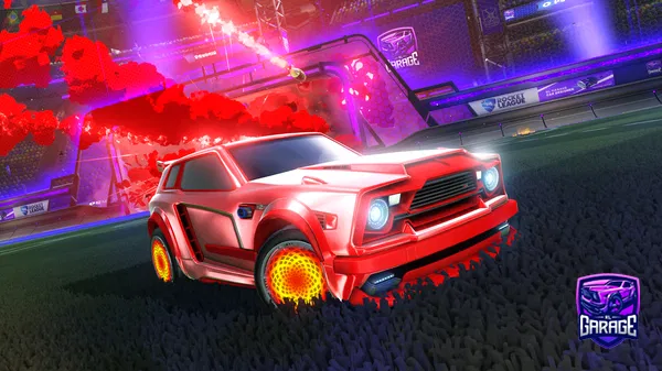 A Rocket League car design from Dreadartist