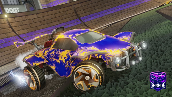 A Rocket League car design from Beanz511