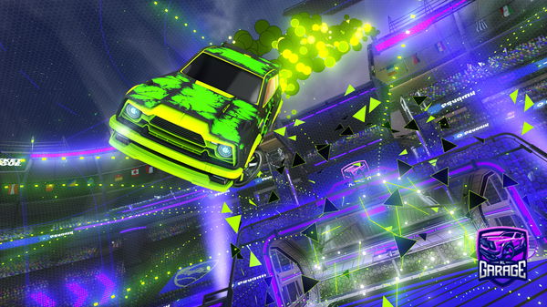 A Rocket League car design from Android6543