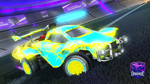A Rocket League car design from D-littleman