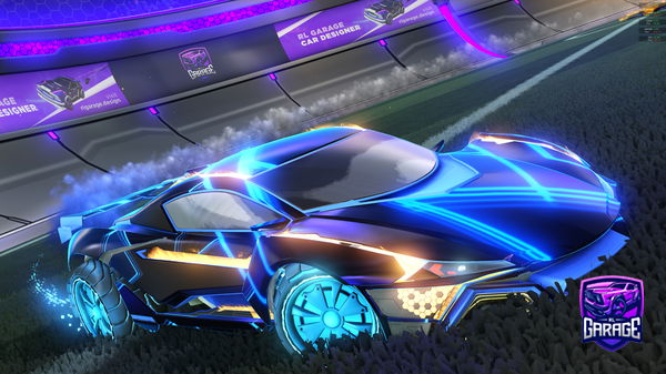 A Rocket League car design from CosmicEclipse274