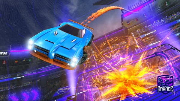 A Rocket League car design from rkle